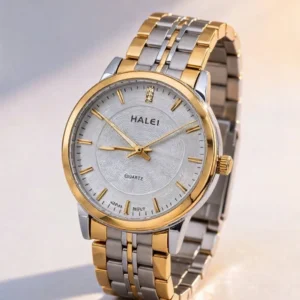 Helei 552M Japan Quartz Watch (Two-tone-w)